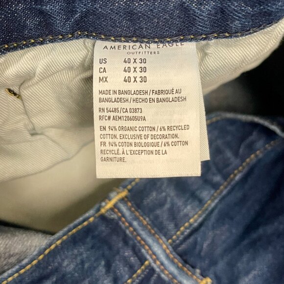 American Eagle Mens Slim Fit Stretch Jeans Size 40x30 - Picture 4 of 5